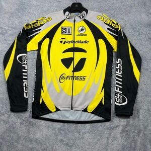 Squadra Womens L Yellow Long Slv Cycling Jersey TaylorMade 24 Hour Fitness USA